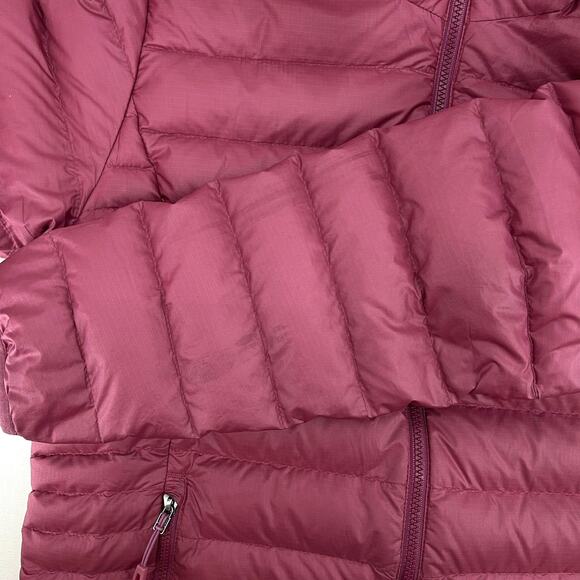 Patagonia Women's Down Sweater Jacket Puffer Coat Full Zip Pink Size Small Warm - Picture 8 of 14